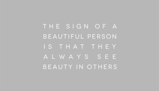 See Beauty In Others