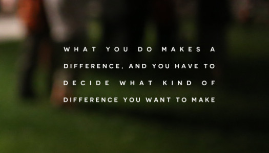 What you do makes a difference