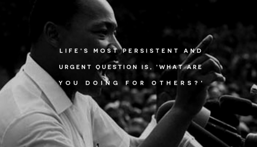 What Are You Doing For Others?