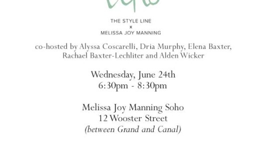 Event: The Style Line x Melissa Joy Manning ECHO Style Collection Launch