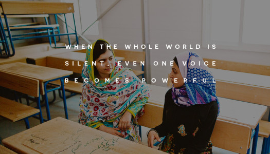 When the whole world is silent, even one voice becomes powerful