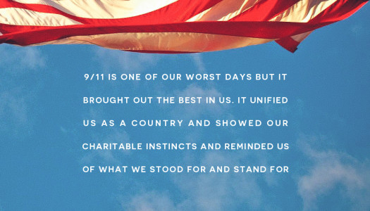 9/11 is one of our worst days but it brought out the best in us.